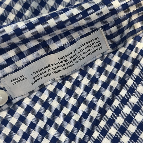 Nordstrom Men’s Shop Non- Iron Classic Fit Dress Shirt - Size 16 / 32 - Picture 4 of 11